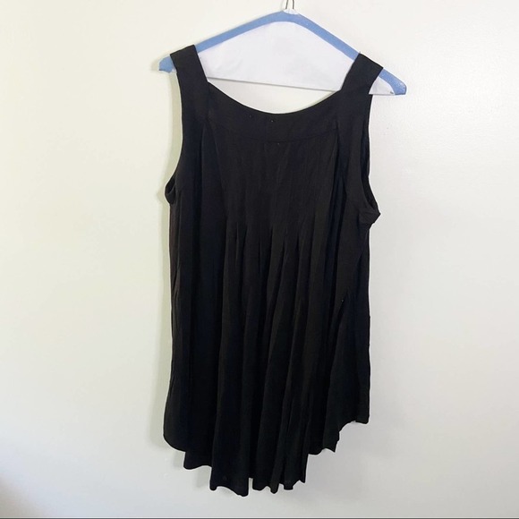 Anthropologie Meadow Rue Black Basic Flowy Tank - Picture 4 of 5